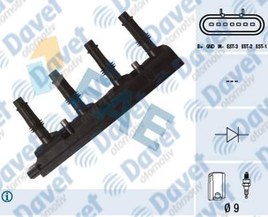 FAE 80322 Atesleme Bobini Aveo 1.2 Cruze Astra J Corsa D Insignia Meriva B Mokka Zafira  1.4 09->  ####